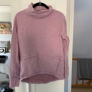 Lululemon Cowlneck Pink Sweatshirt